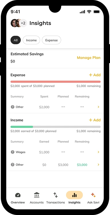 Savings
